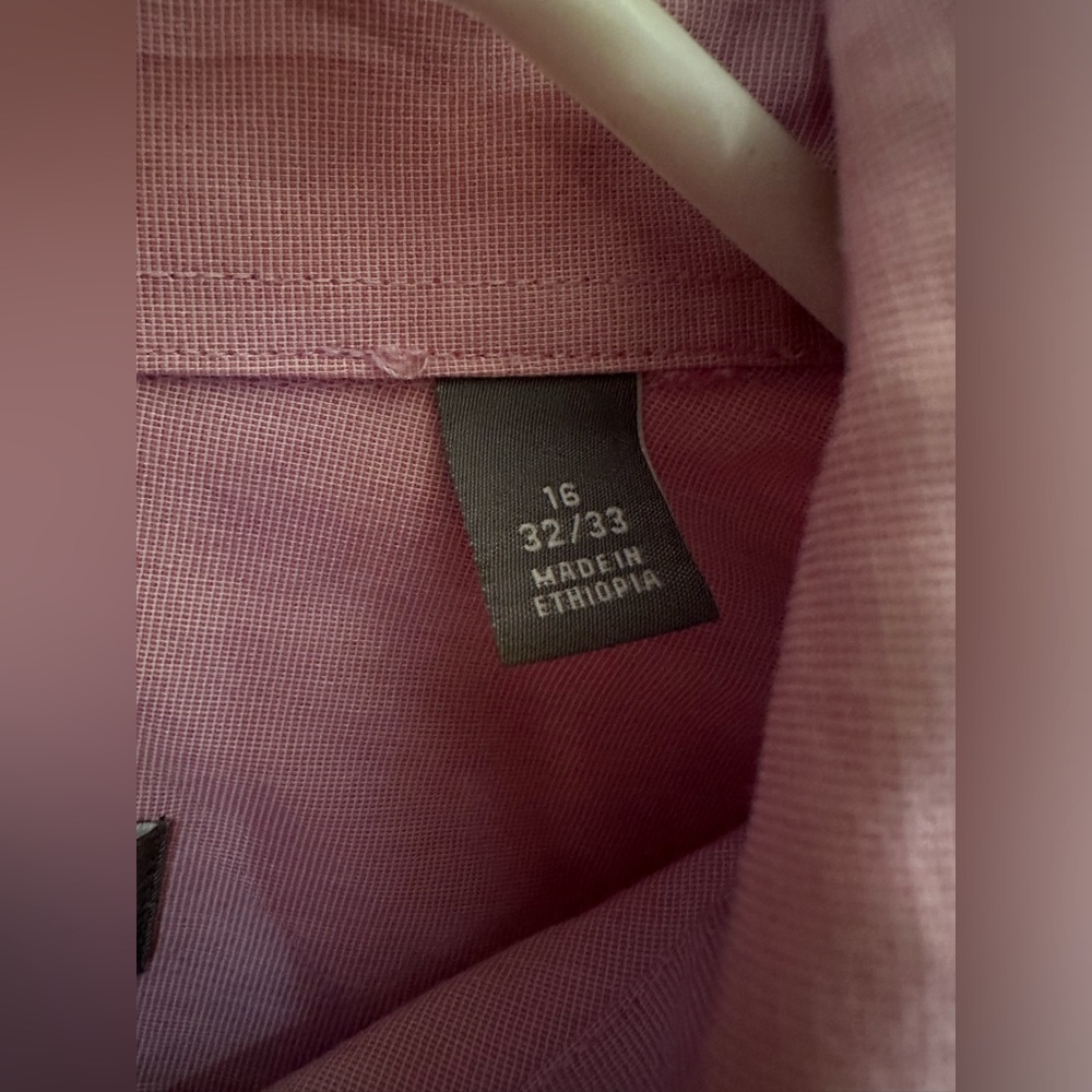 Michael Kors Pink LS Button Dress button up Shirt - Picture 5 of 8